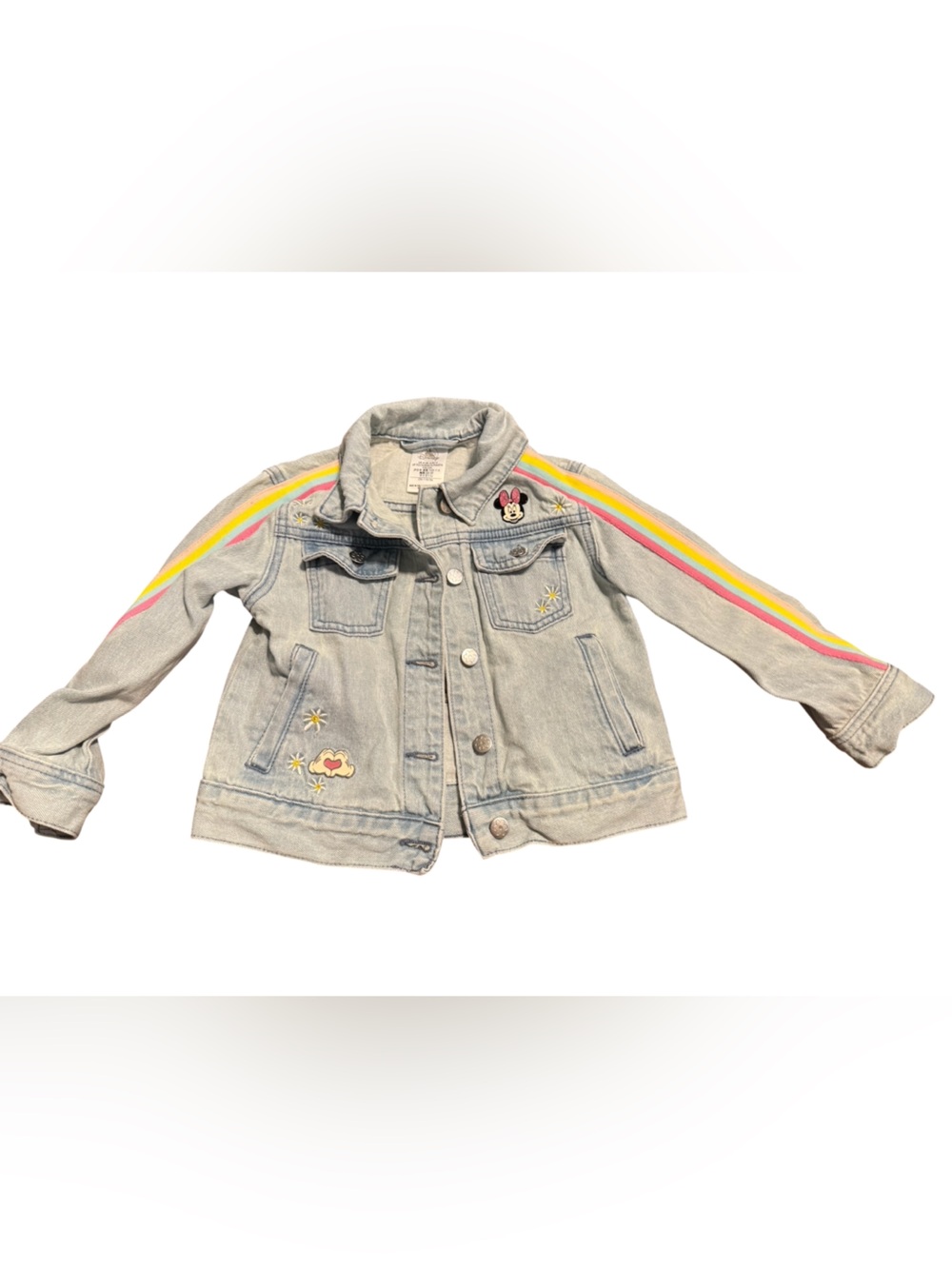 Disney Parks Minnie Mouse Jean jacket kids size 4